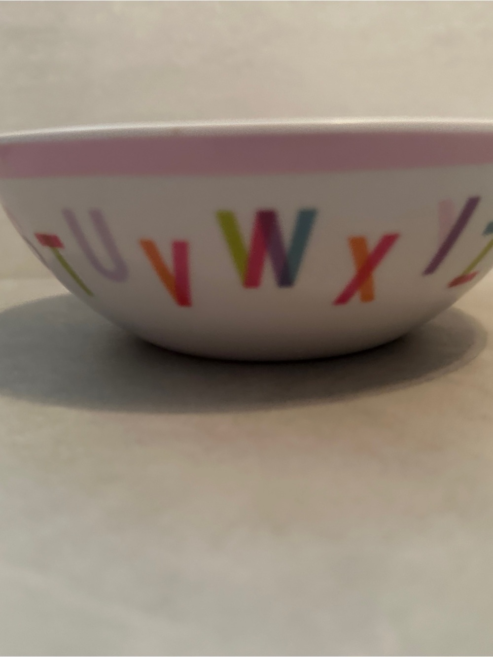 Pottery Barn Kids Melamine Bowl ABCs Theme - Picture 3 of 6
